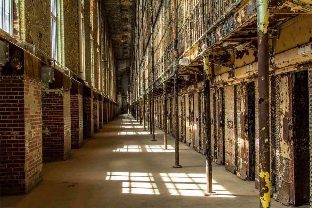 Ghost hunting at the Ohio State Reformatory in Mansfield, Ohio.