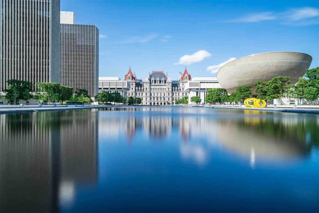 Empire State Plaza in Albany, New York