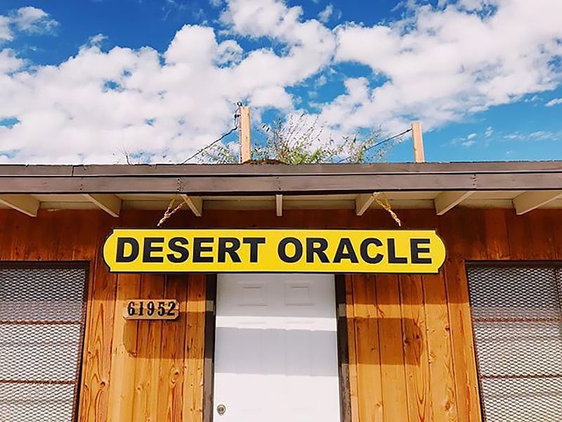 Desert Oracle's office exterior.