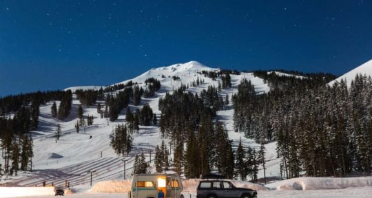Here’s where to camp lift-side at some of the best ski resorts in the Pacific Northwest