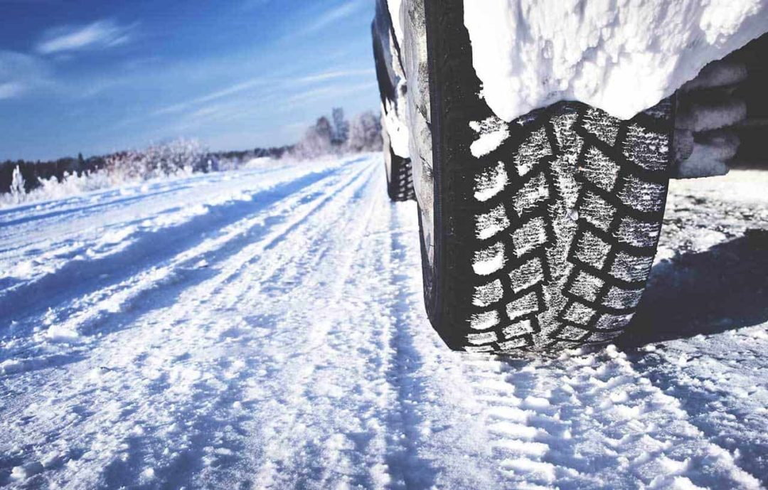 The right tires are important when driving in winter.