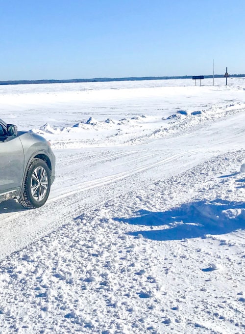 Want a unique winter thrill? Try driving an ice road across a frozen lake in Voyageurs National Park