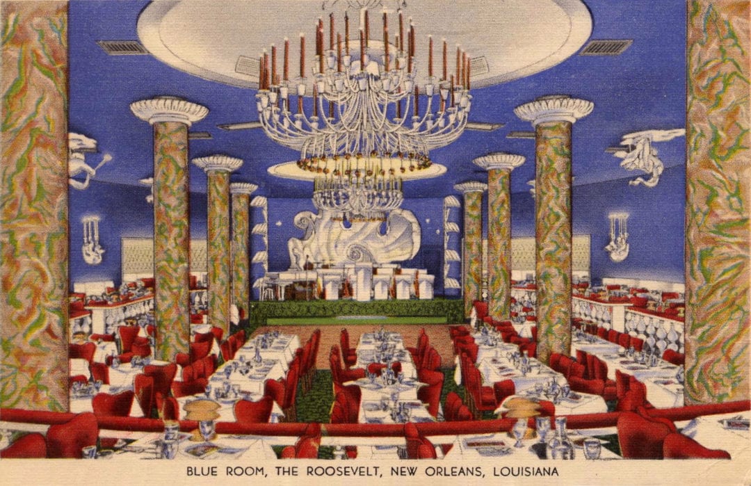 The Blue Room for fine dining and performances