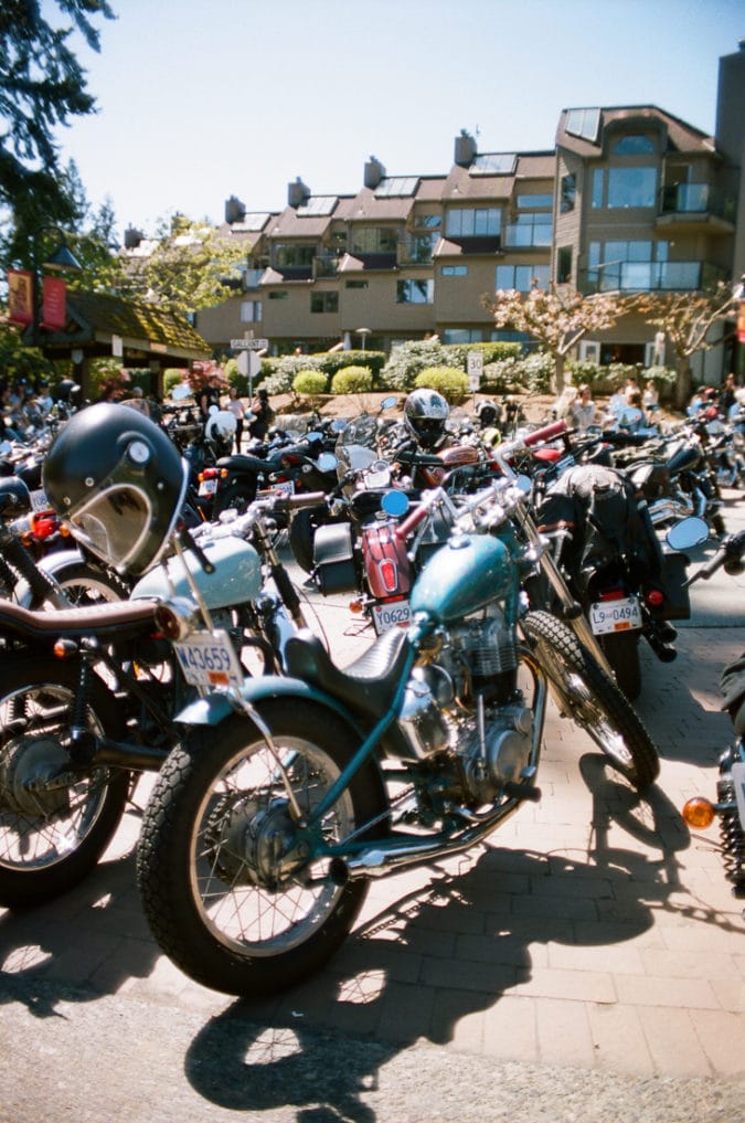 Motorcycles at IFRD in Vancouver
