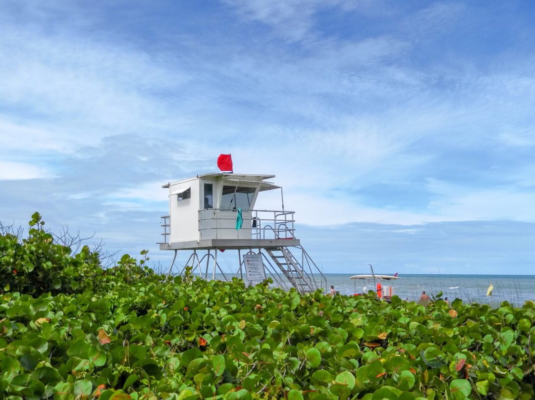 Martin County, Florida has four guarded beaches.