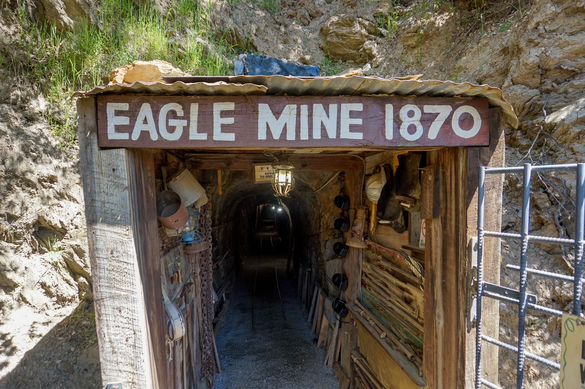 In the underground tunnels of Julian's Eagle Mine, all that glitters is