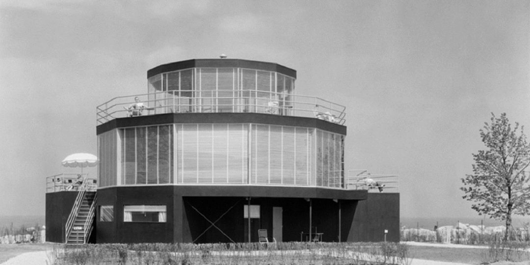 The House of Tomorrow in Indiana Dunes National Park during its prime