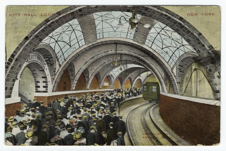 150,000 people passed through the station on opening day. 