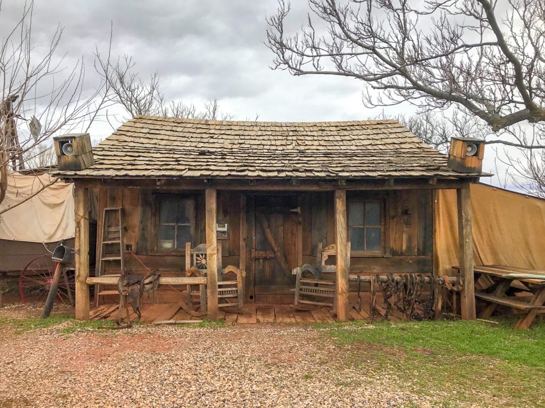 The homestead set from One Little Indian in Kanab. 