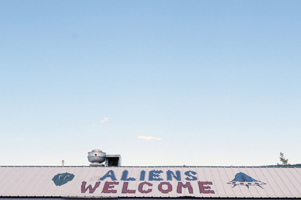 Aliens are welcome in Roswell, New Mexico.
