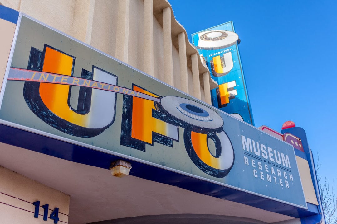 Roswell's UFO Museum is housed in a 1930s movie theatre. 