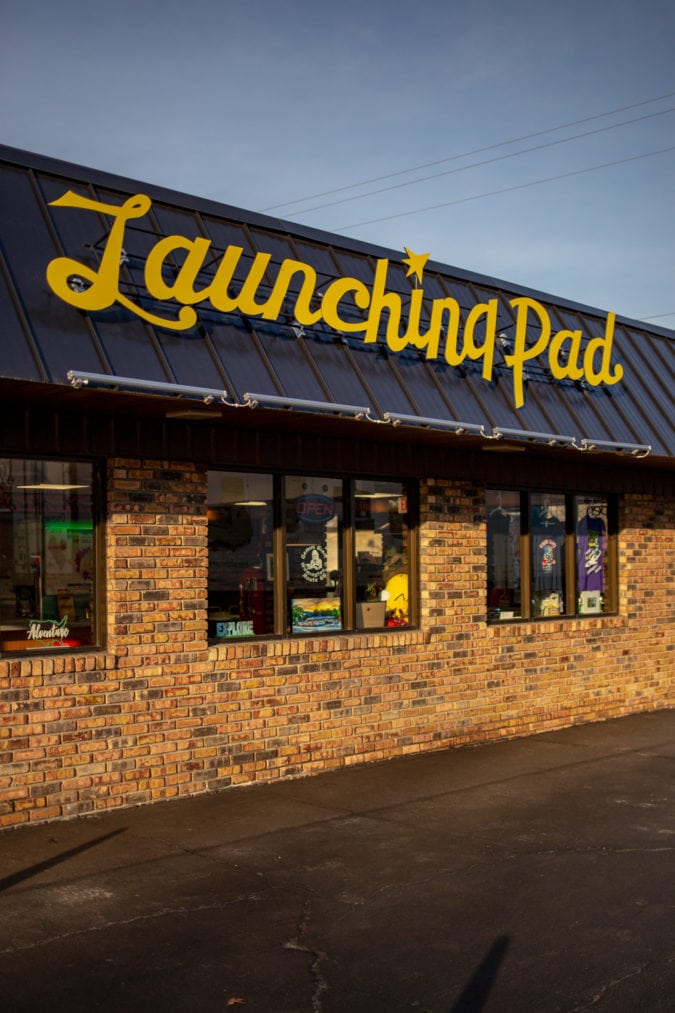 The Launching Pad sign has remained the same since 1965