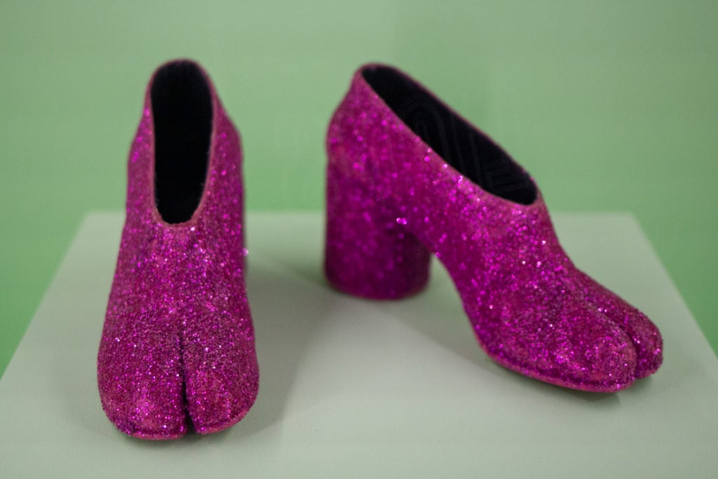 glittery shoes