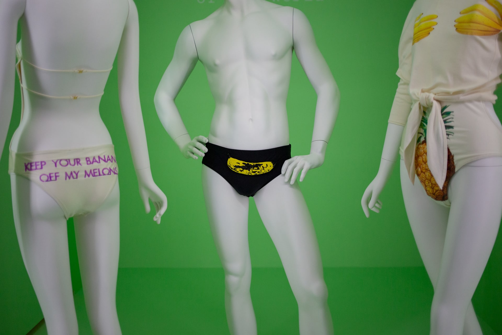 underwear on mannequins