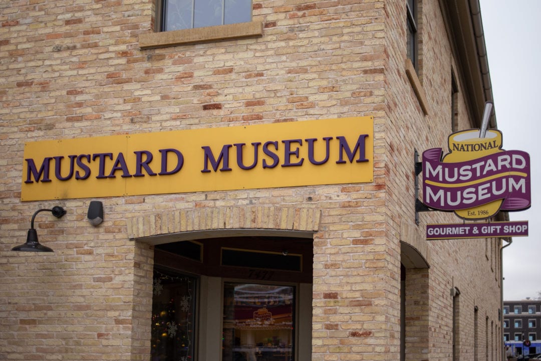 The exterior of the National Mustard Museum in Middletown, Wisconsin.