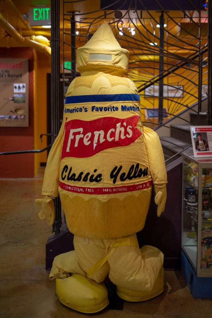 A French's mustard costume