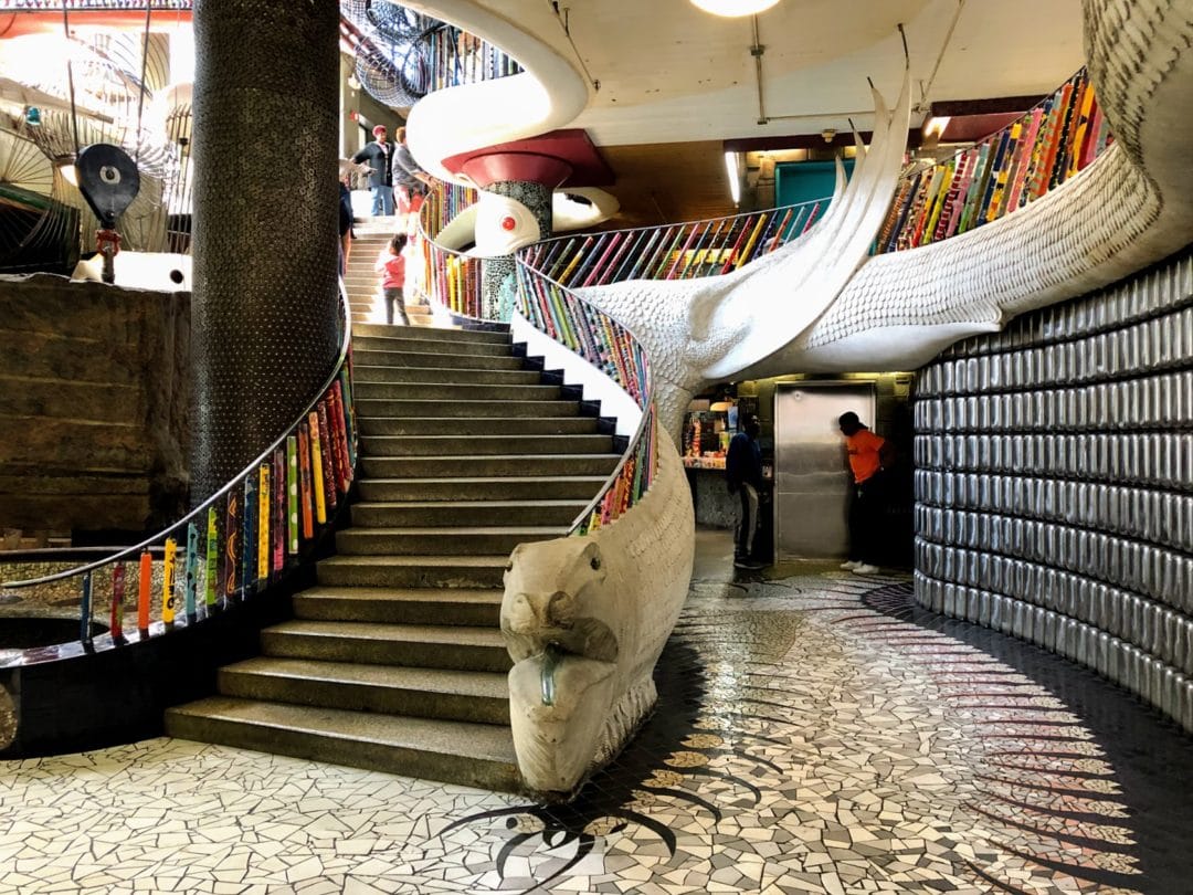 City Museum's main staircase
