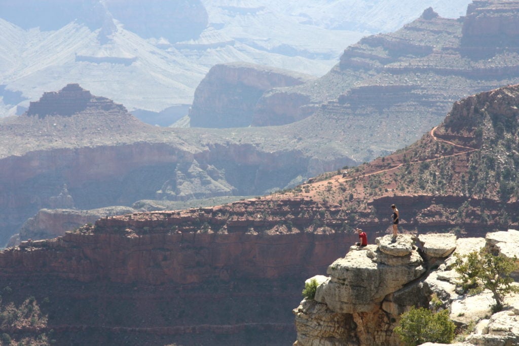 A view of the Grand Canyon