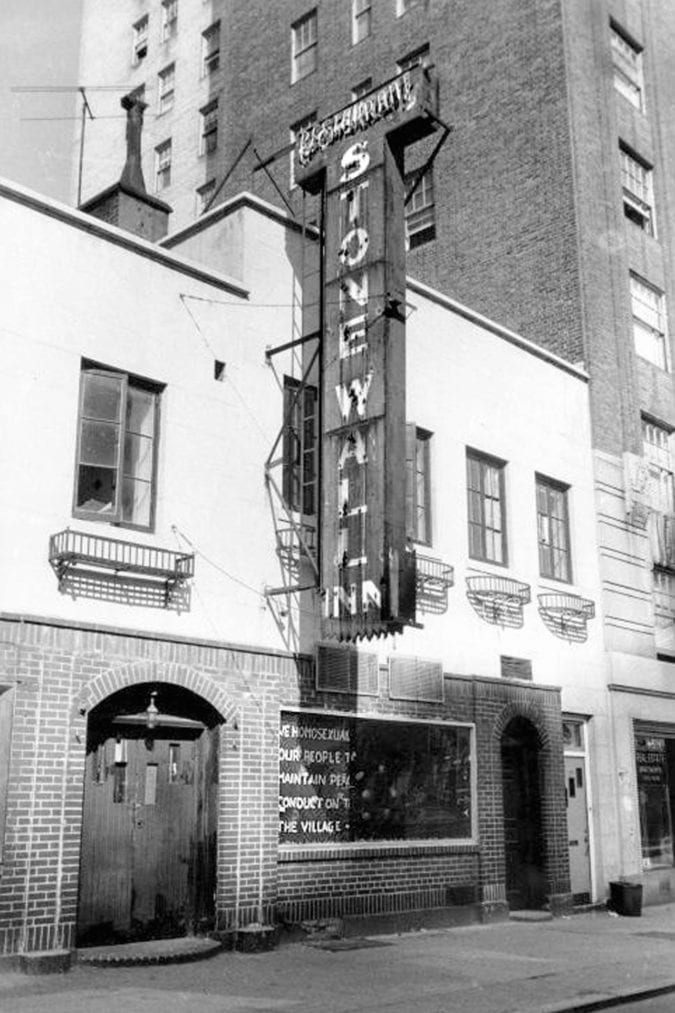 The Stonewall Inn in 1969. 