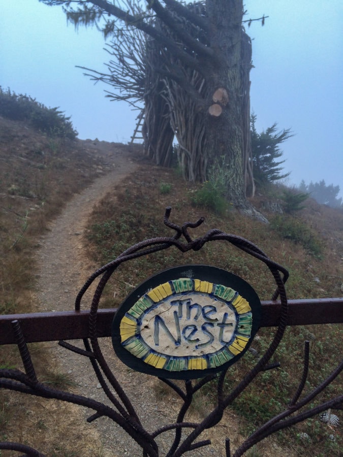 The Human Nest at the Treebones Resort in Big Sur, California Jayson Fann artwork
