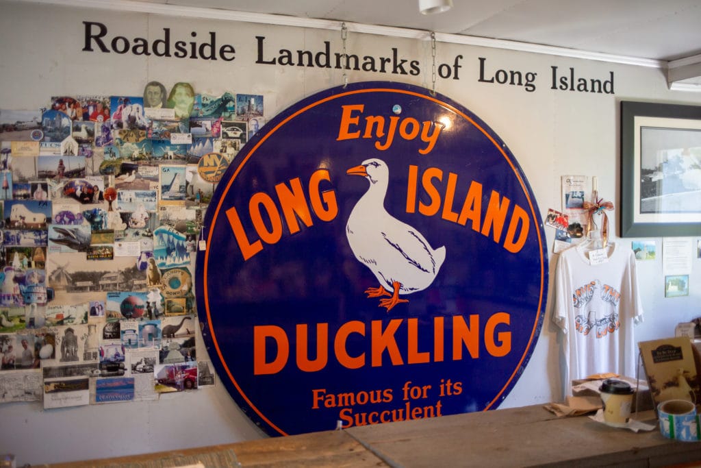 long island duckling sign