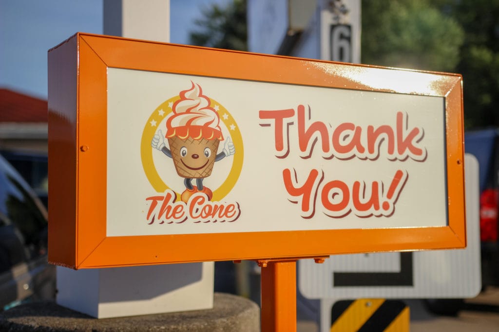 thank you sign