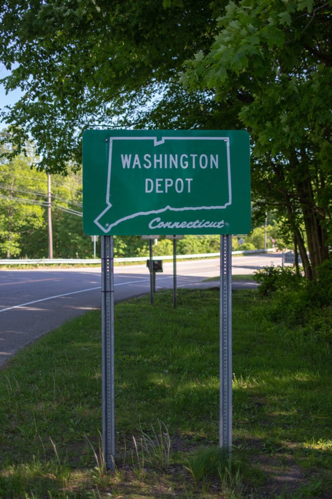 washington depot sign