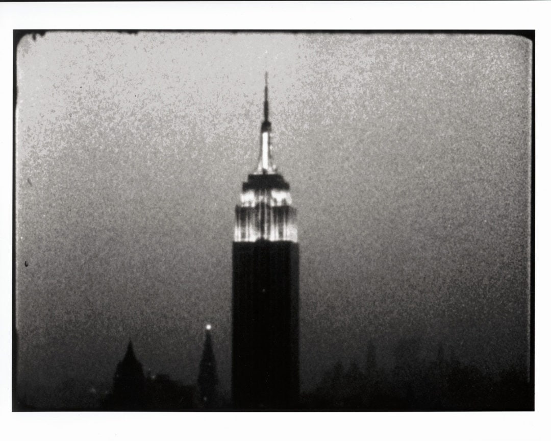 Still from Andy Warhol's 1964 film Empire