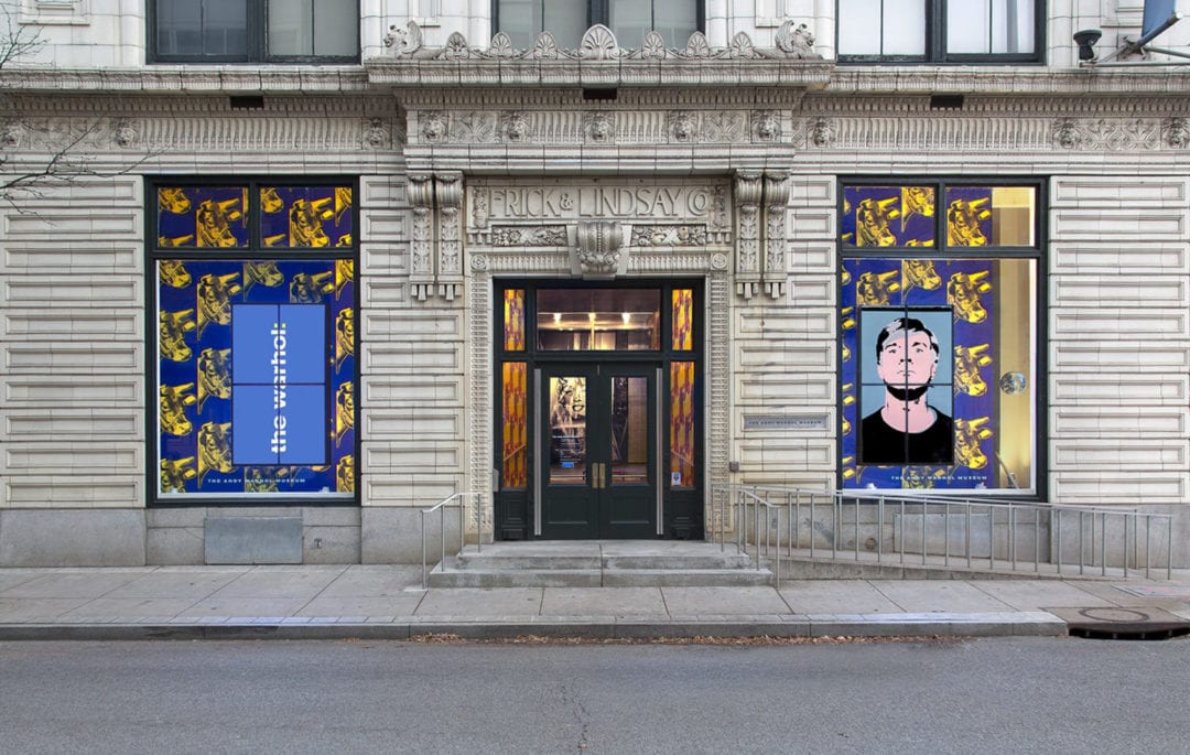 Entrance of The Andy Warhol Museum in Pittsburgh