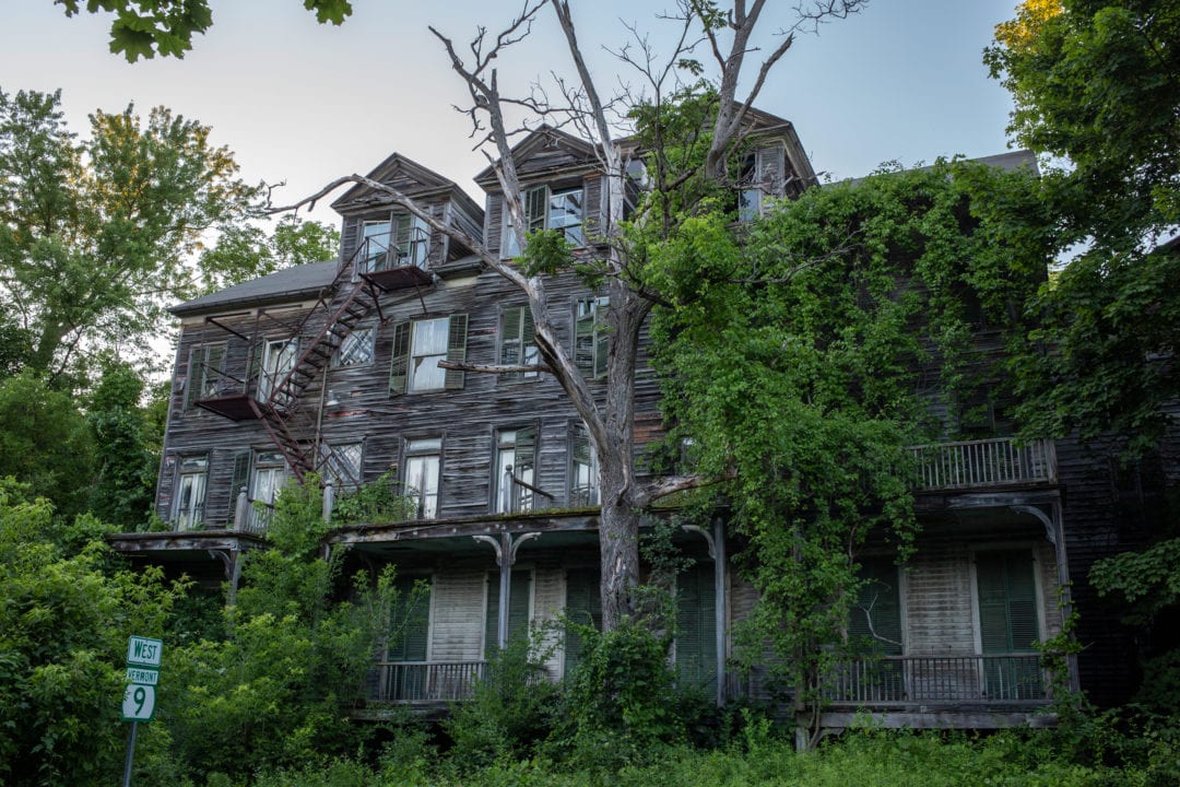 abandoned inn