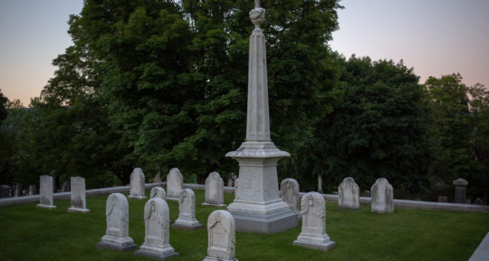 Museum of the macabre: Bennington Centre Cemetery is home to intricate headstones, mournful epitaphs, and one famous poet