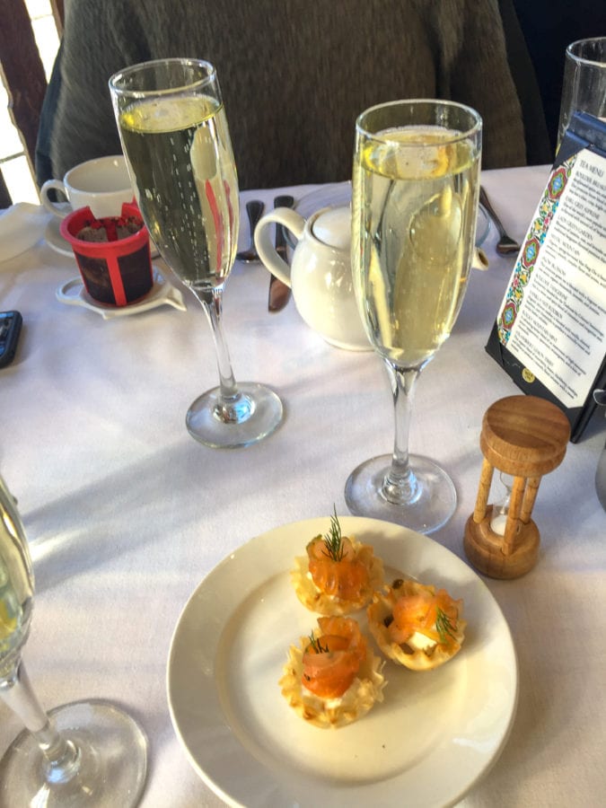 mimosas and amuse-bouches