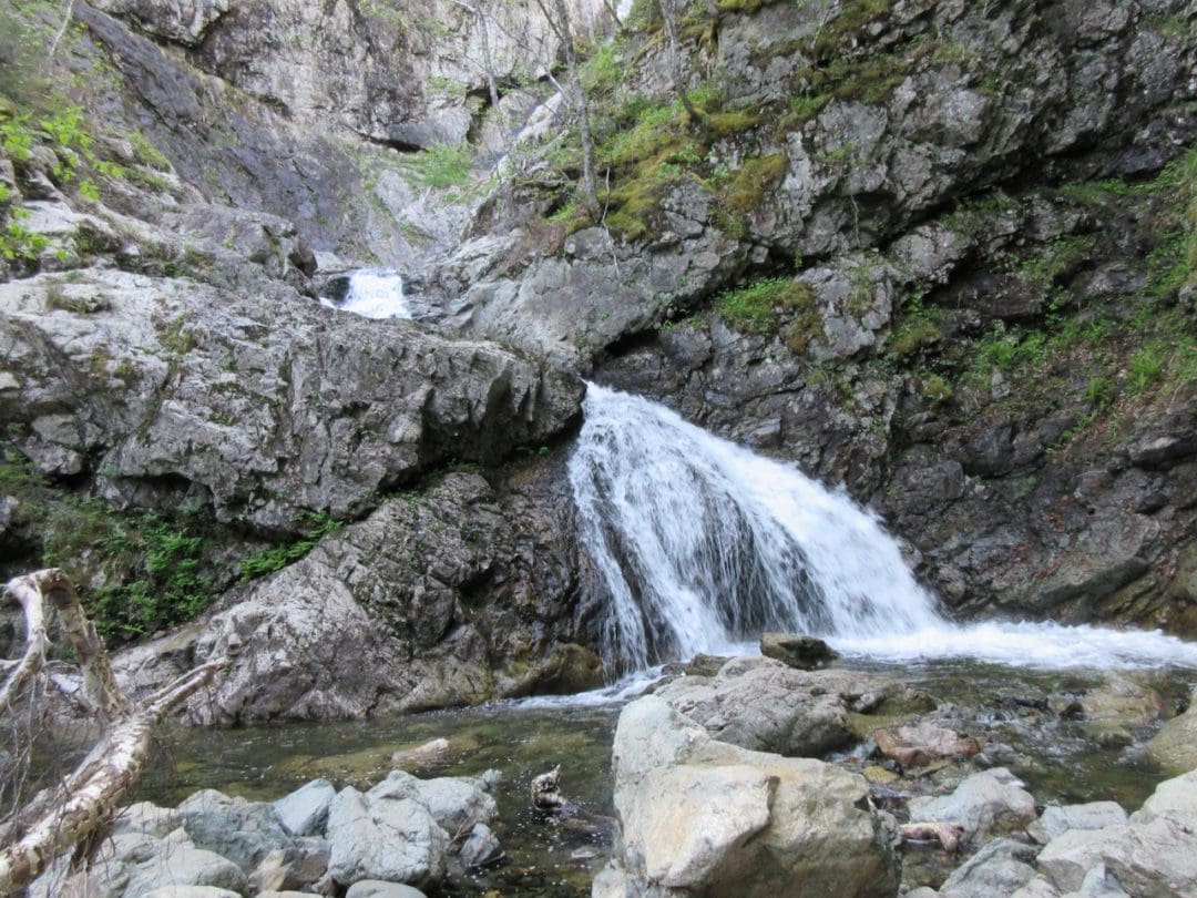a waterfall in cape breton