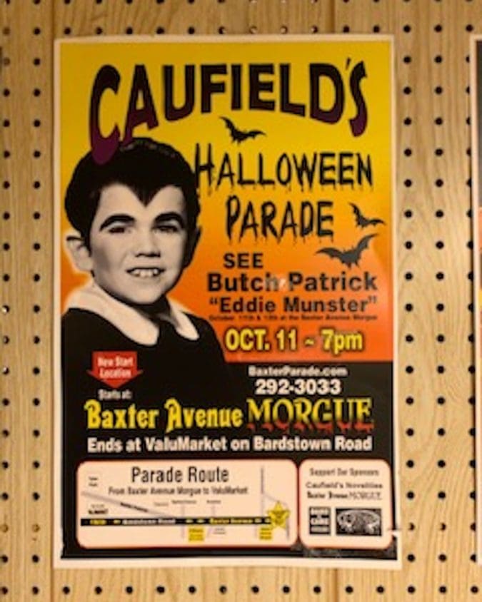 a Halloween parade poster