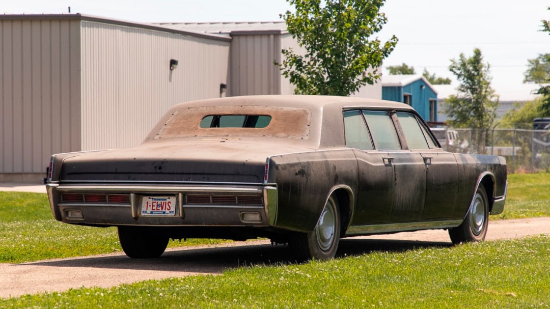 The 1967 Lincoln Continental is one of several limousines owned by Elvis Presley