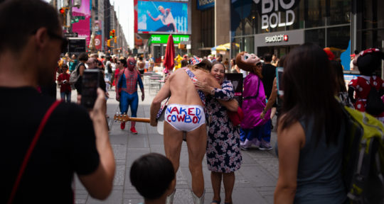 The Naked Cowboy exposed: A day in the life of Times Square’s most famous one-man show