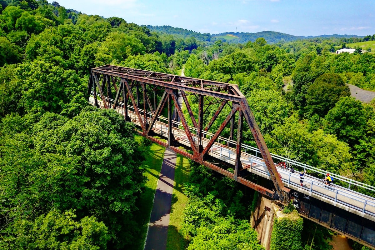 The Armstrong Trail: A Great Bike Ride Past Railroad Ruins in Western PA -  Uncovering PA