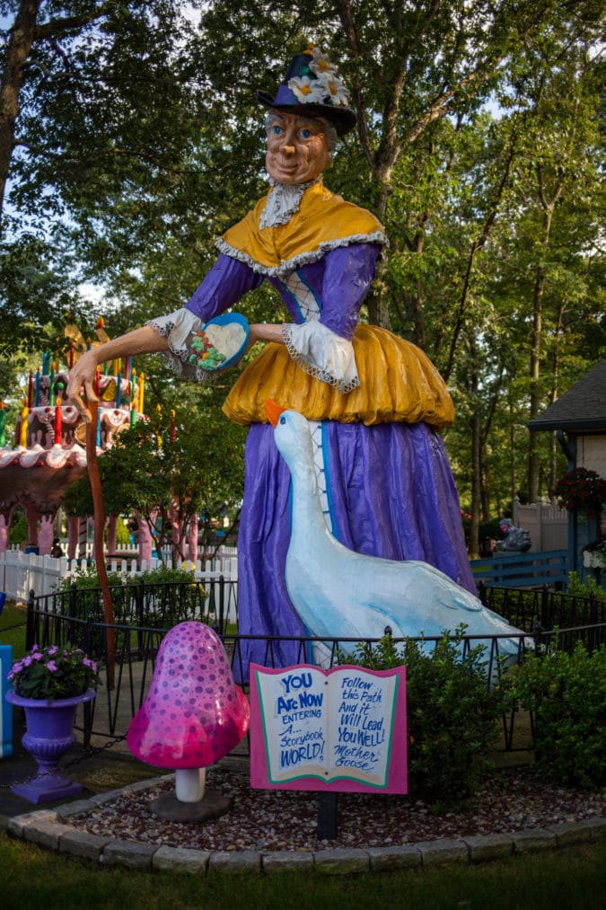 mother goose statue