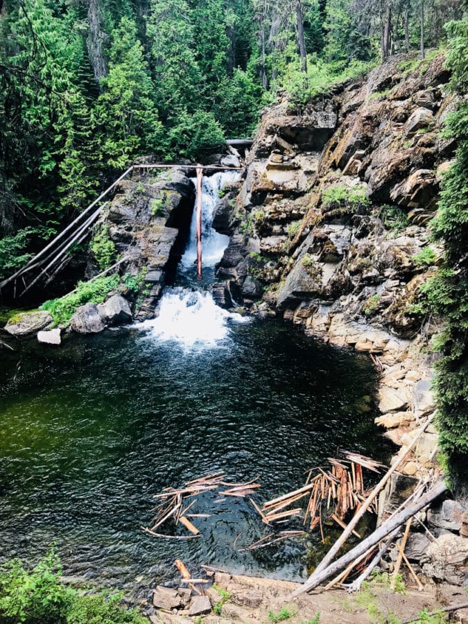 Waterfall at the Yaak River