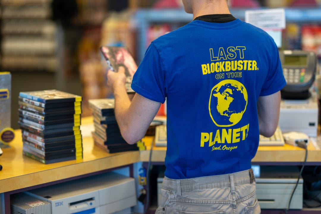 Many visitors also purchase “Last Blockbuster on the Planet” merchandise.