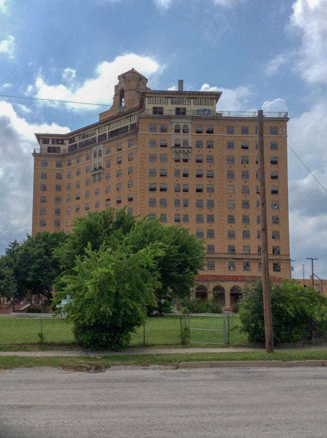 The Baker Hotel in Mineral Wells, Texas.