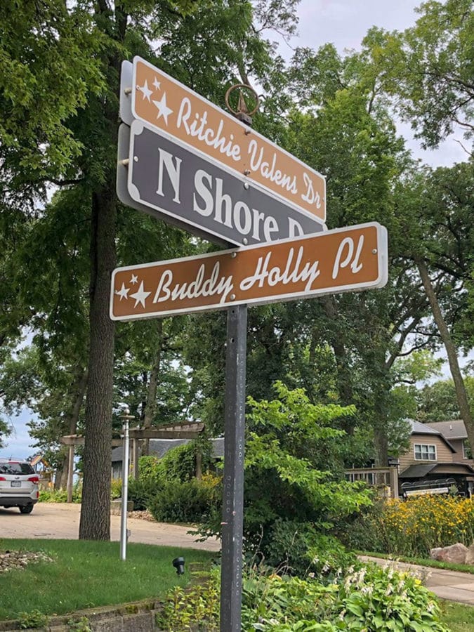 Streets around Clear Lake are named for the three musicians.