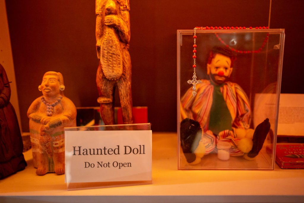 Haunted doll. Do not open.