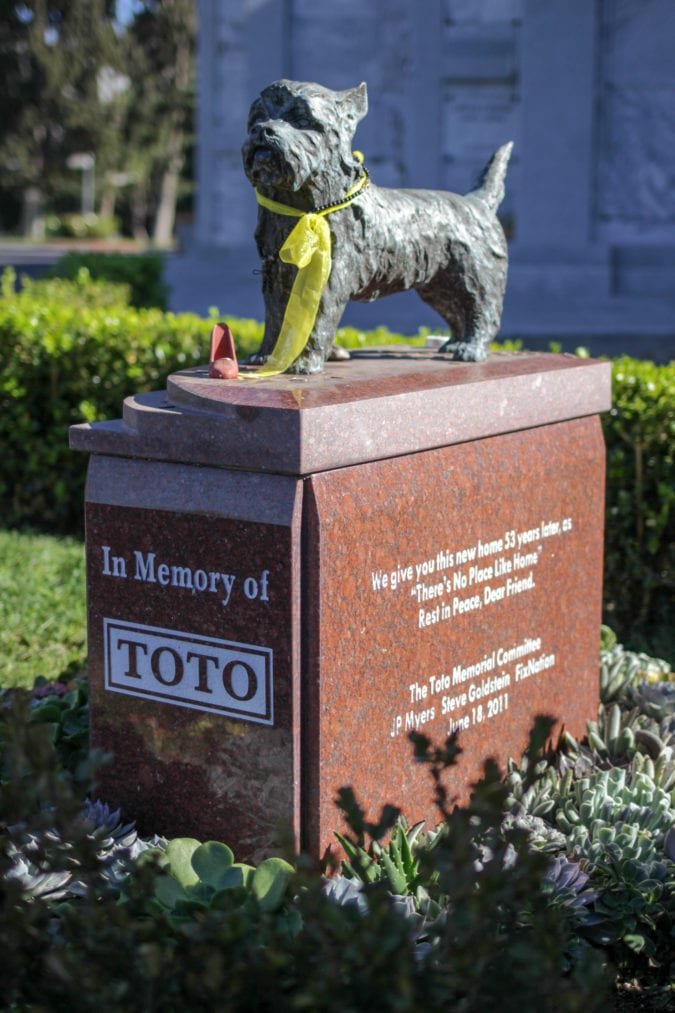 Toto is buried in Studio City.