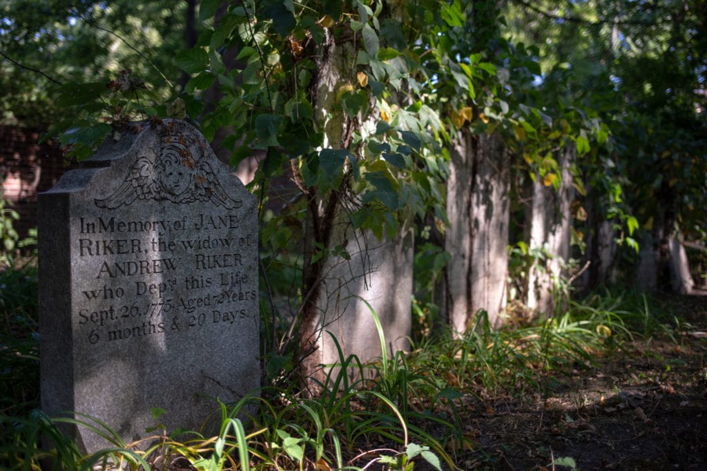 The cemetery has 130-plus burials