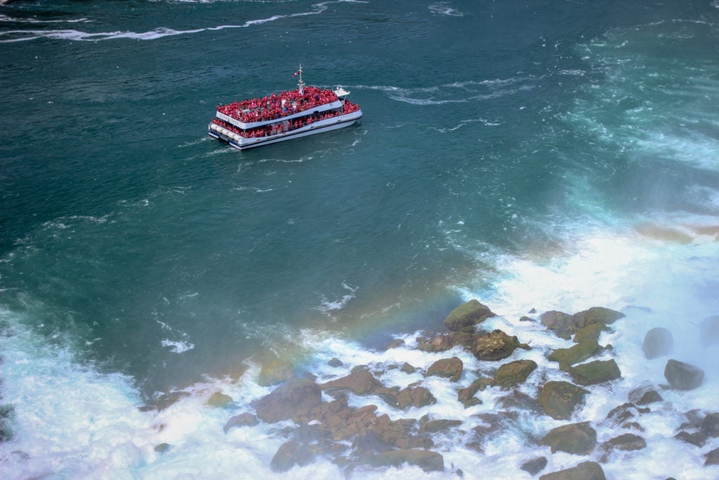 A view of the Maid of the Mist.