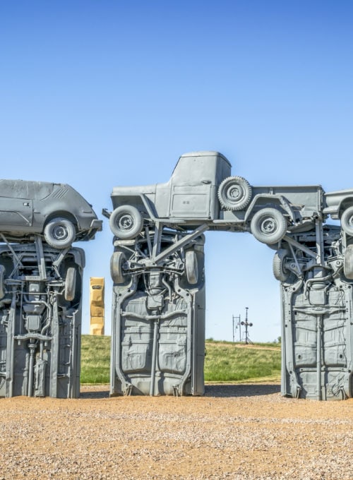 'Blood, sweat, and beers': Nebraska's Carhenge may be less mysterious than its English counterpart, but it's just as bizarre