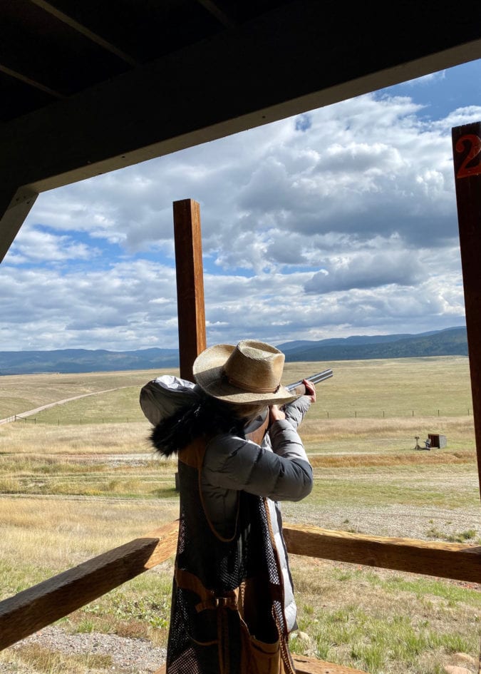 Shooting on the range