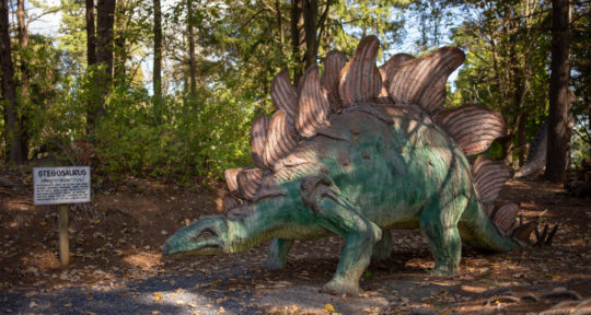 The prehistoric past meets the 1960s at Dinosaur Land, one of Virginia’s most endearing roadside attractions