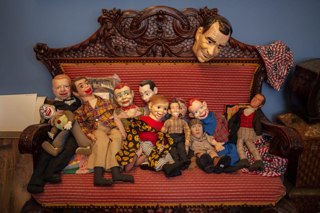 Cline's collection of dolls